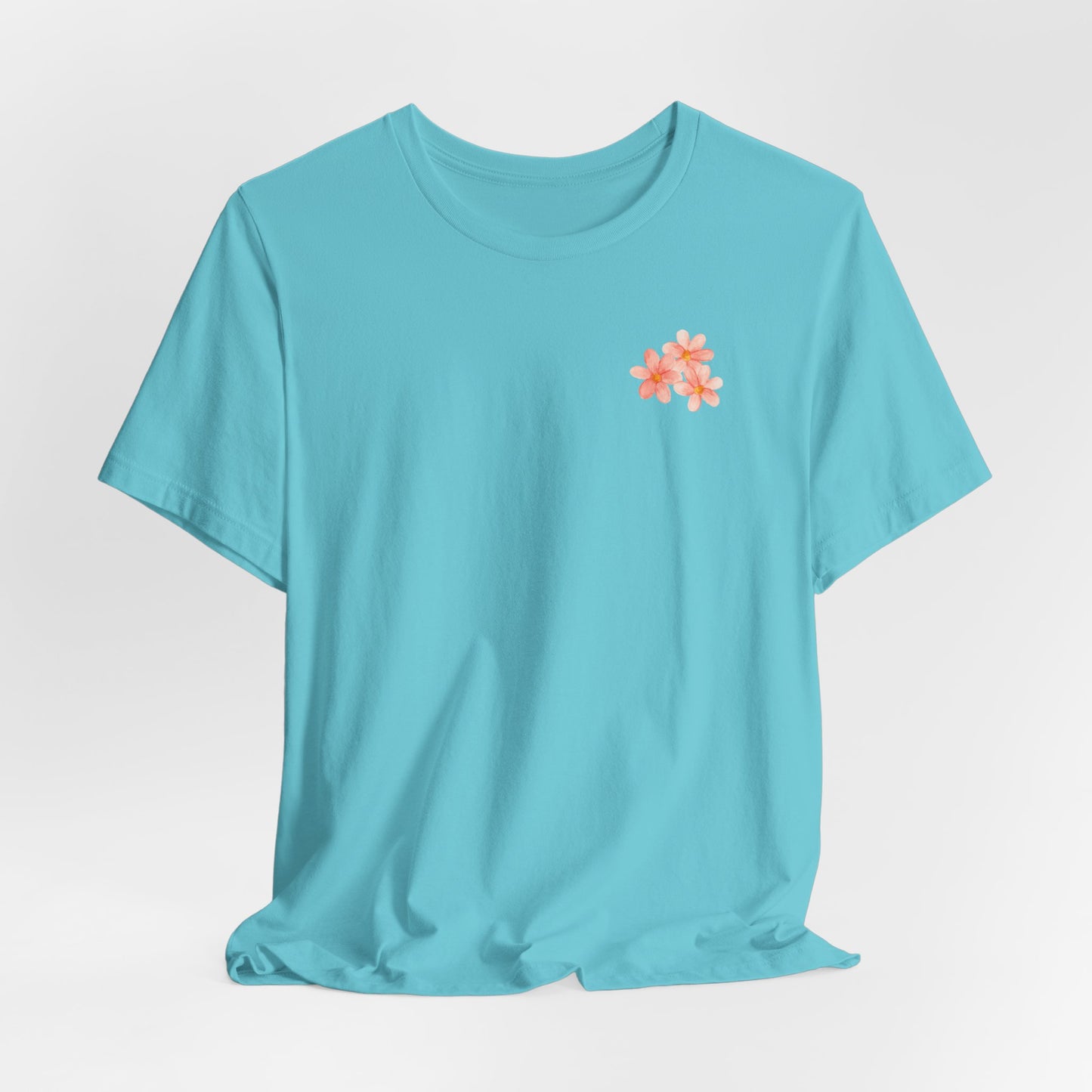 Save the Bees Peach Tree Bloom Unisex Tee - Eco-Friendly Short Sleeve Shirt