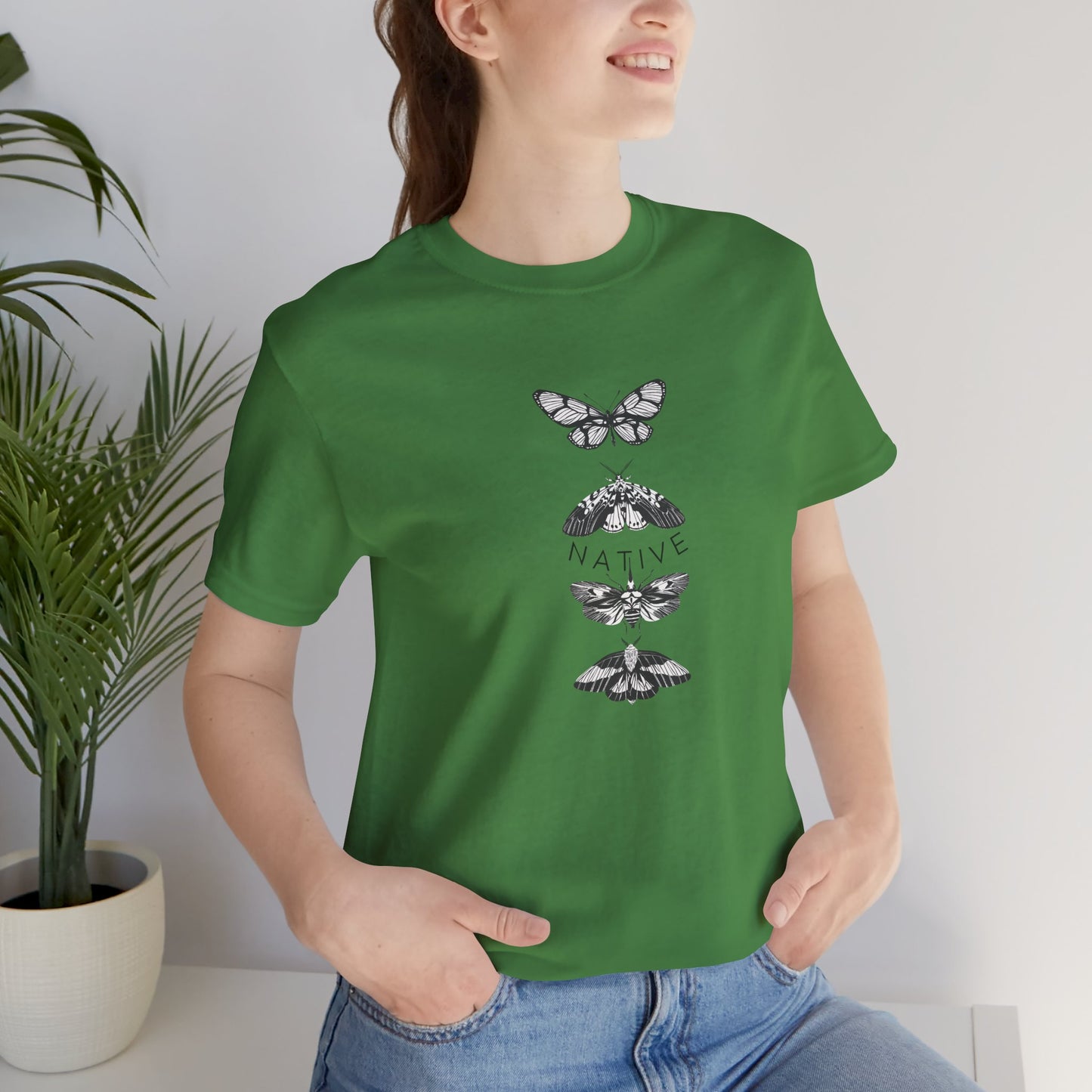 Native Unisex Tee - A Nature-Inspired Short Sleeve T-Shirt