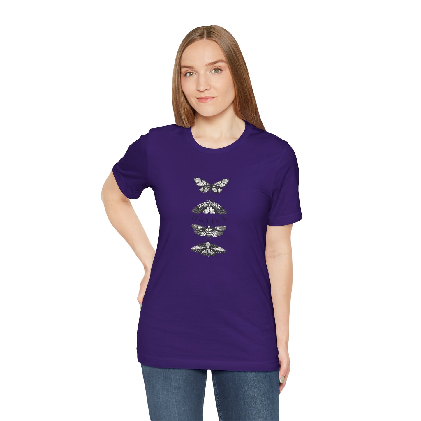 Native Unisex Tee - A Nature-Inspired Short Sleeve T-Shirt