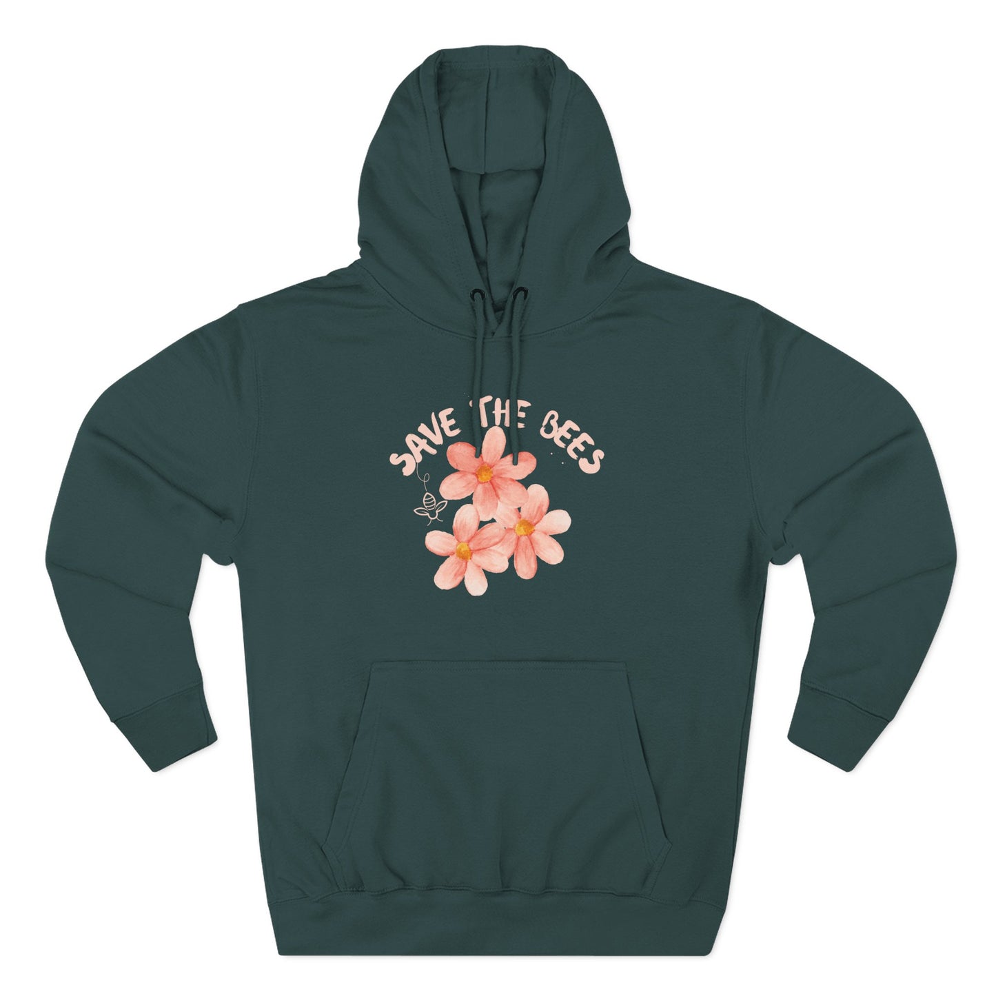 Eco-Friendly Save the Bees Fleece Hoodie