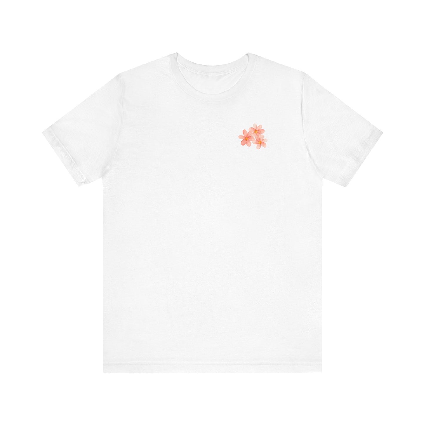 Save the Bees Peach Tree Bloom Unisex Tee - Eco-Friendly Short Sleeve Shirt