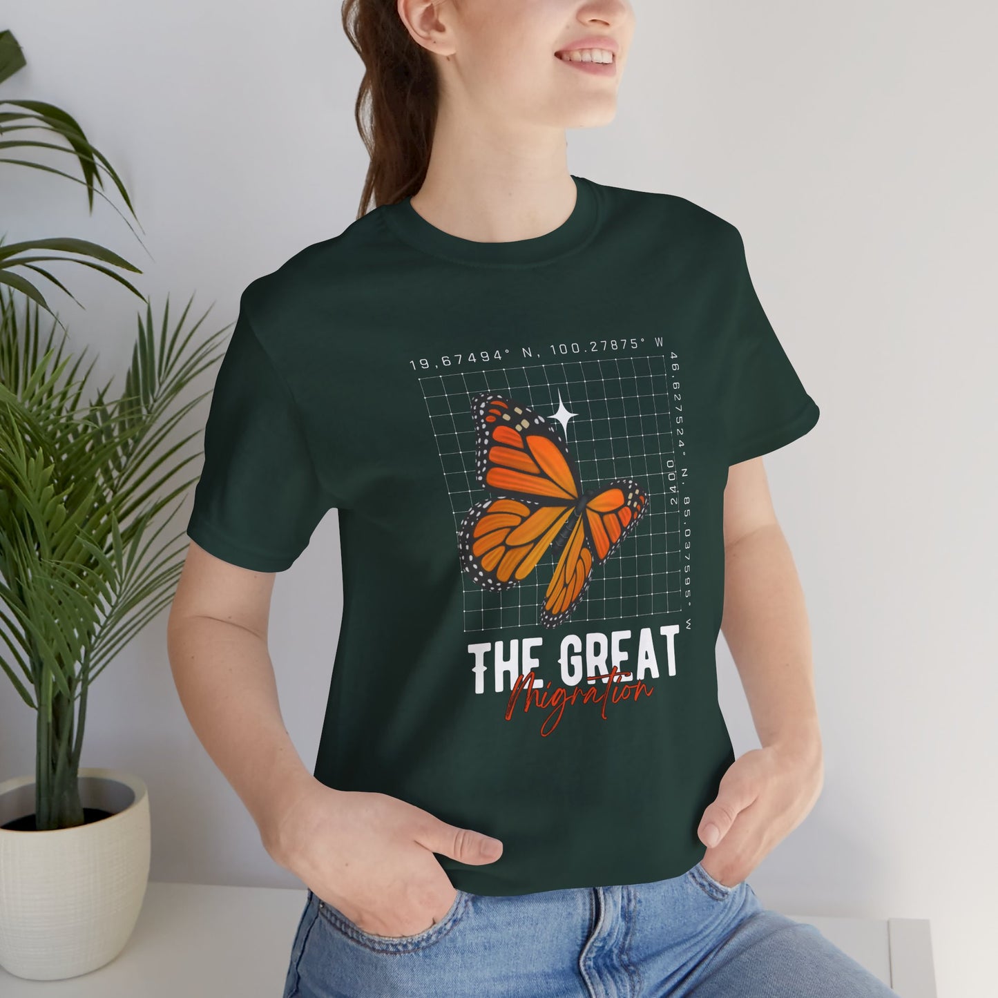 The Great Migration Butterfly Tee - Unisex Short Sleeve T-Shirt