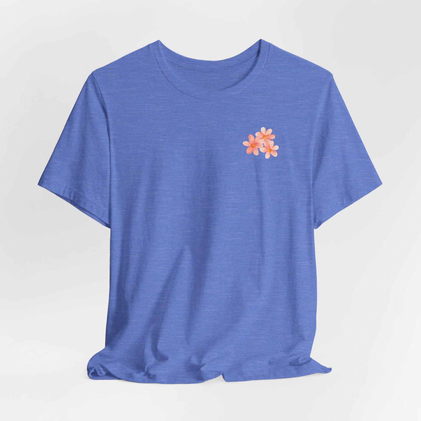 Save the Bees Peach Tree Bloom Unisex Tee - Eco-Friendly Short Sleeve Shirt