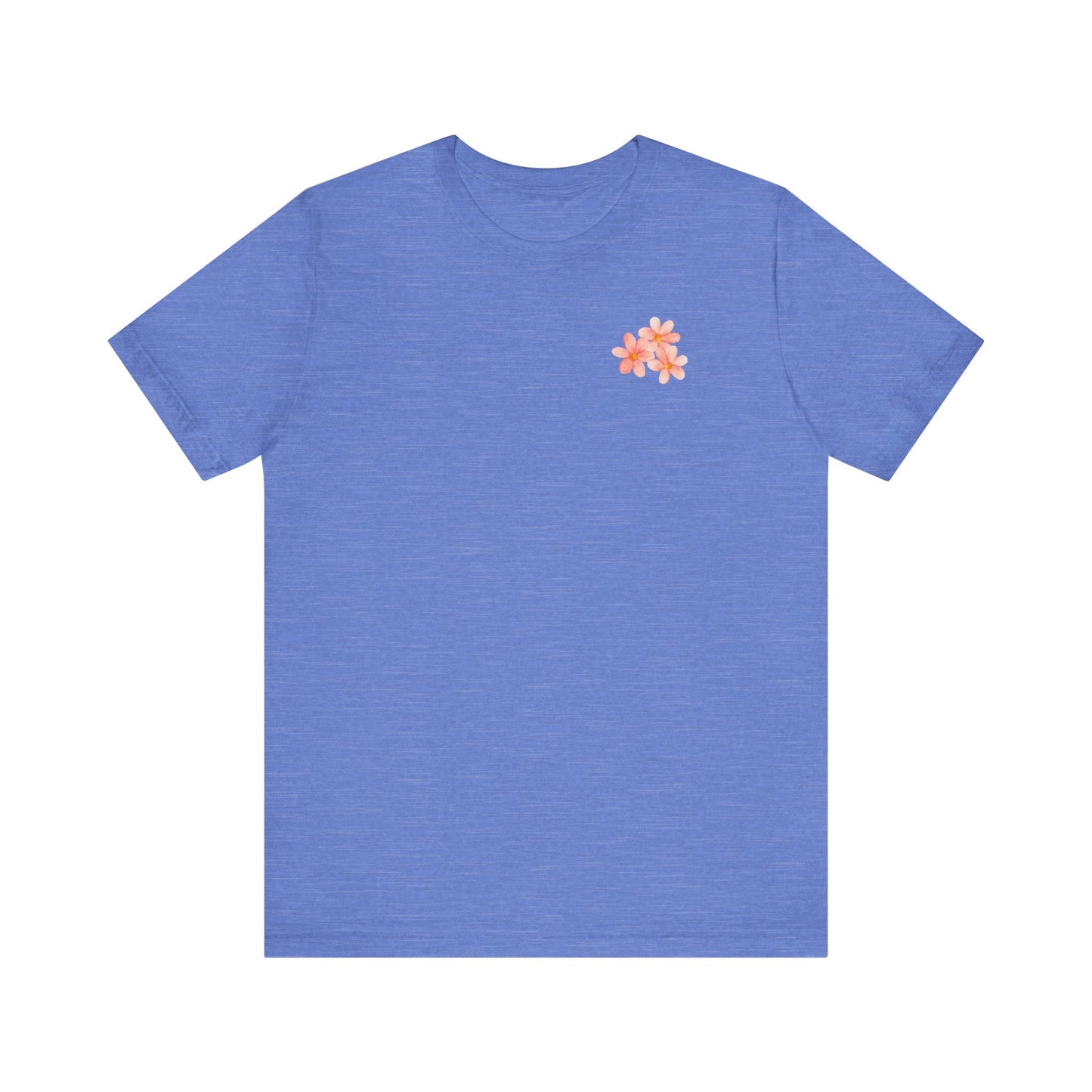 Save the Bees Peach Tree Bloom Unisex Tee - Eco-Friendly Short Sleeve Shirt