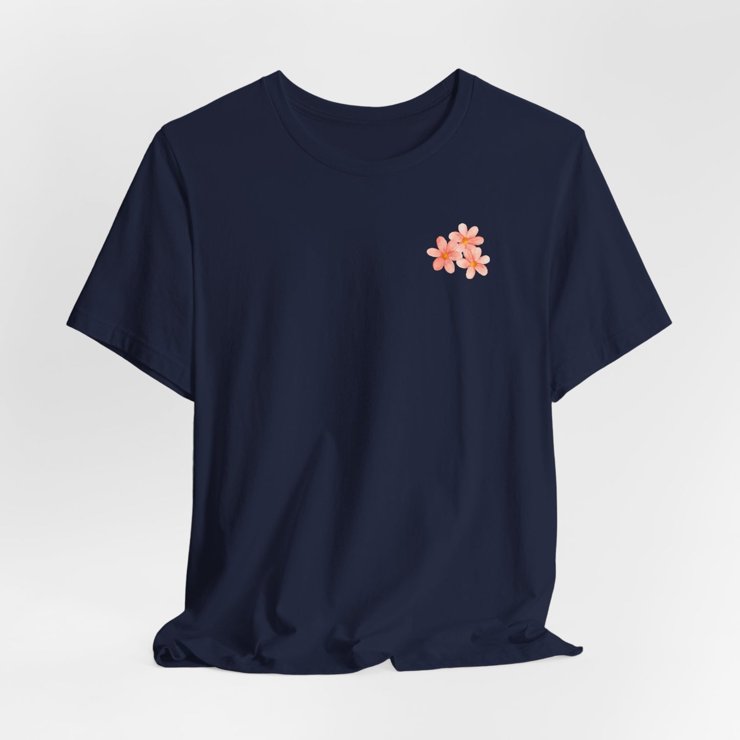 Save the Bees Peach Tree Bloom Unisex Tee - Eco-Friendly Short Sleeve Shirt