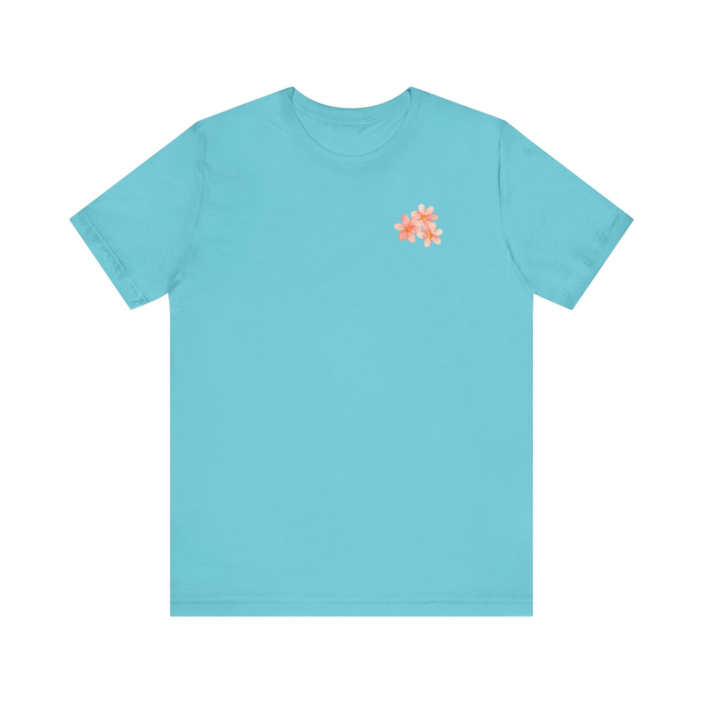 Save the Bees Peach Tree Bloom Unisex Tee - Eco-Friendly Short Sleeve Shirt