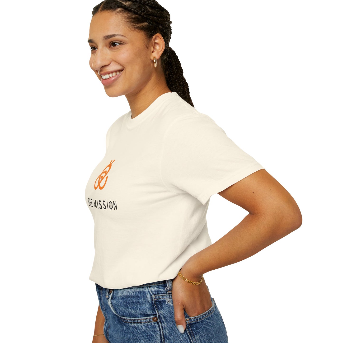 Bee Mission Unisex Garment-Dyed T-shirt