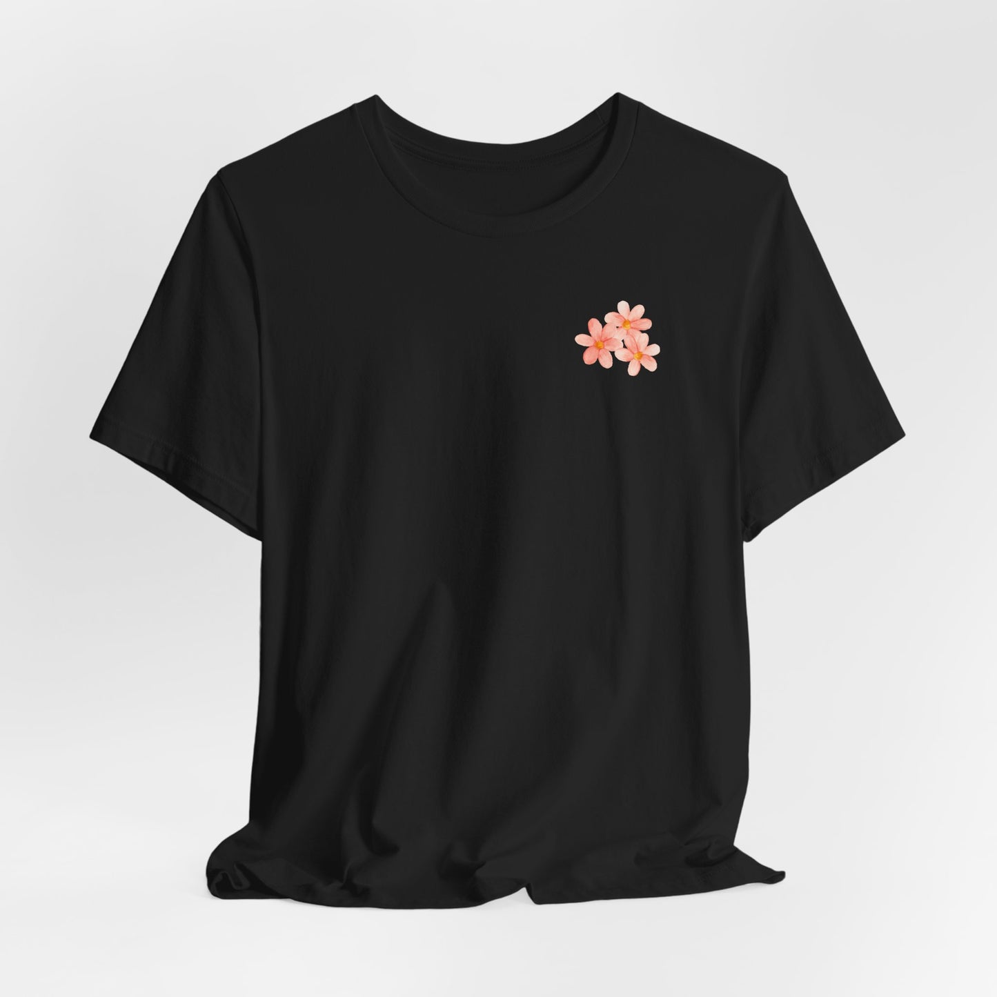 Save the Bees Peach Tree Bloom Unisex Tee - Eco-Friendly Short Sleeve Shirt