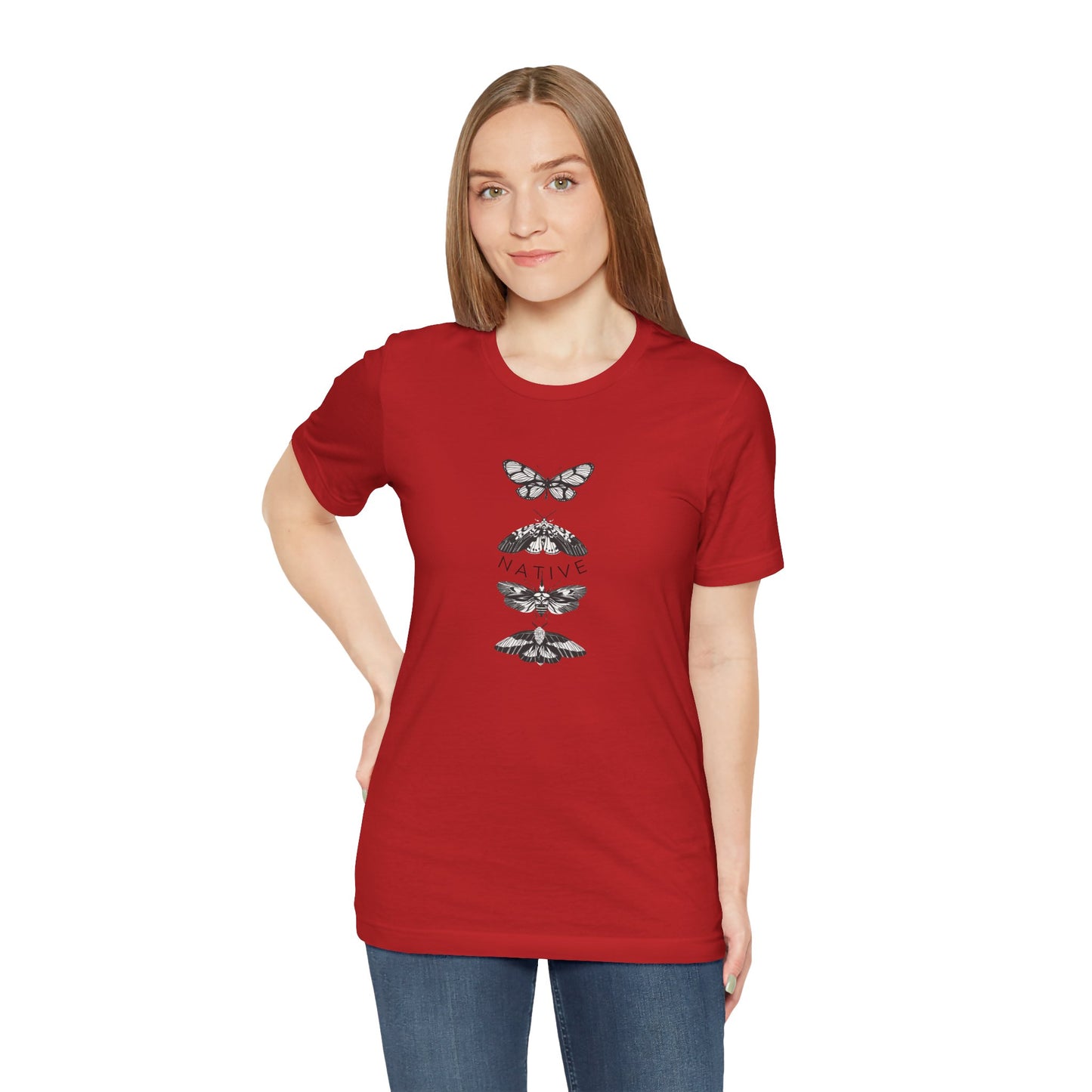 Native Unisex Tee - A Nature-Inspired Short Sleeve T-Shirt
