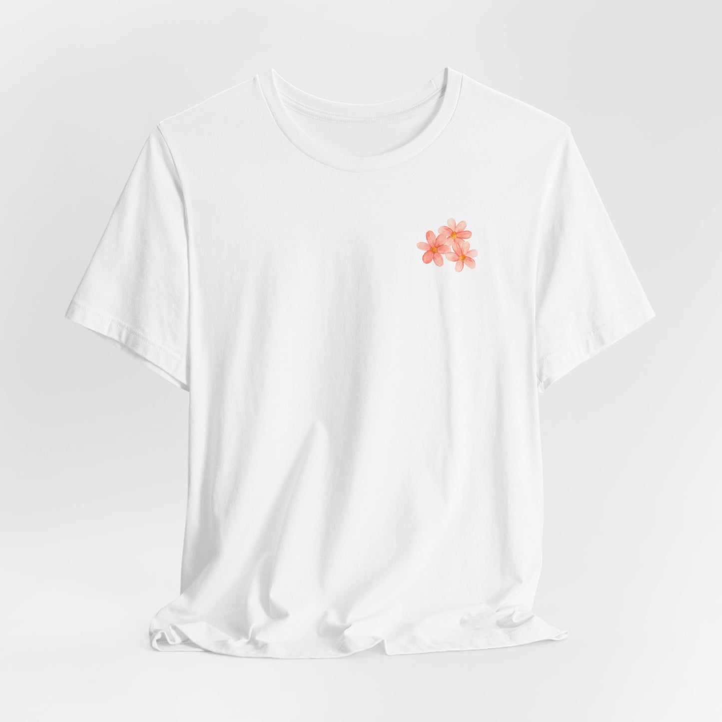 Save the Bees Peach Tree Bloom Unisex Tee - Eco-Friendly Short Sleeve Shirt