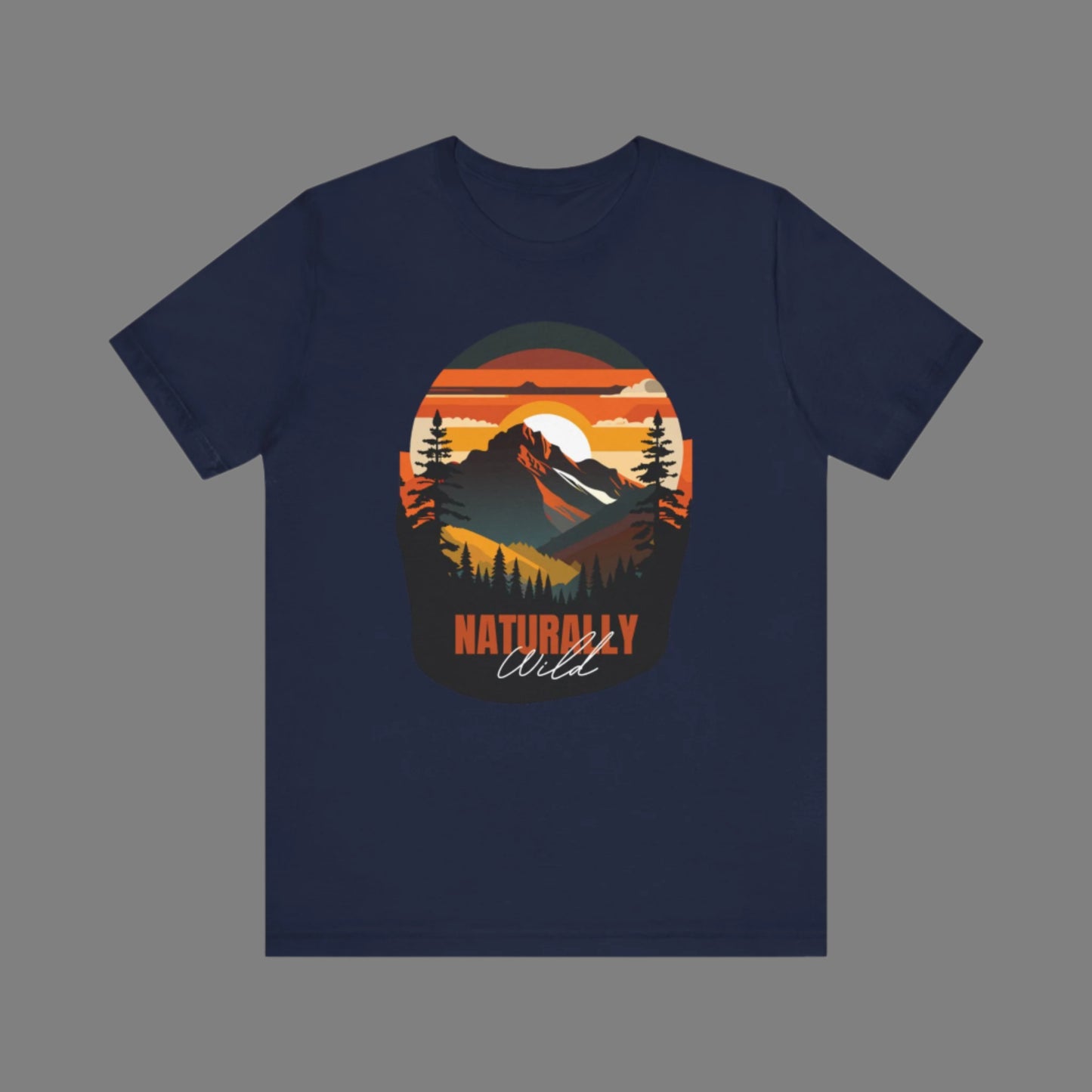 Naturally Wild Unisex Tee - Nature Inspired Graphic T-Shirt