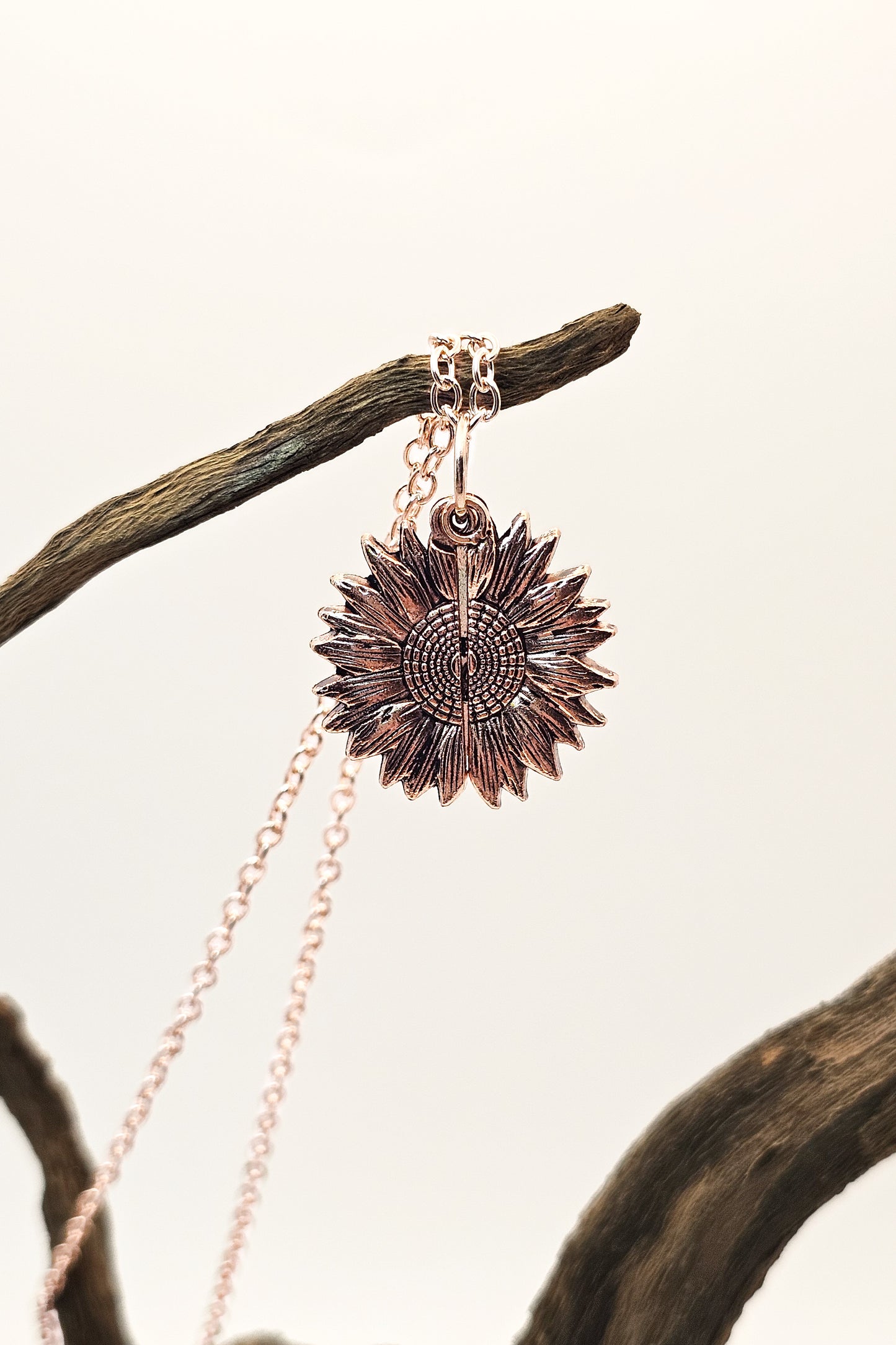 "You Are My Sunshine" Sunflower Necklace