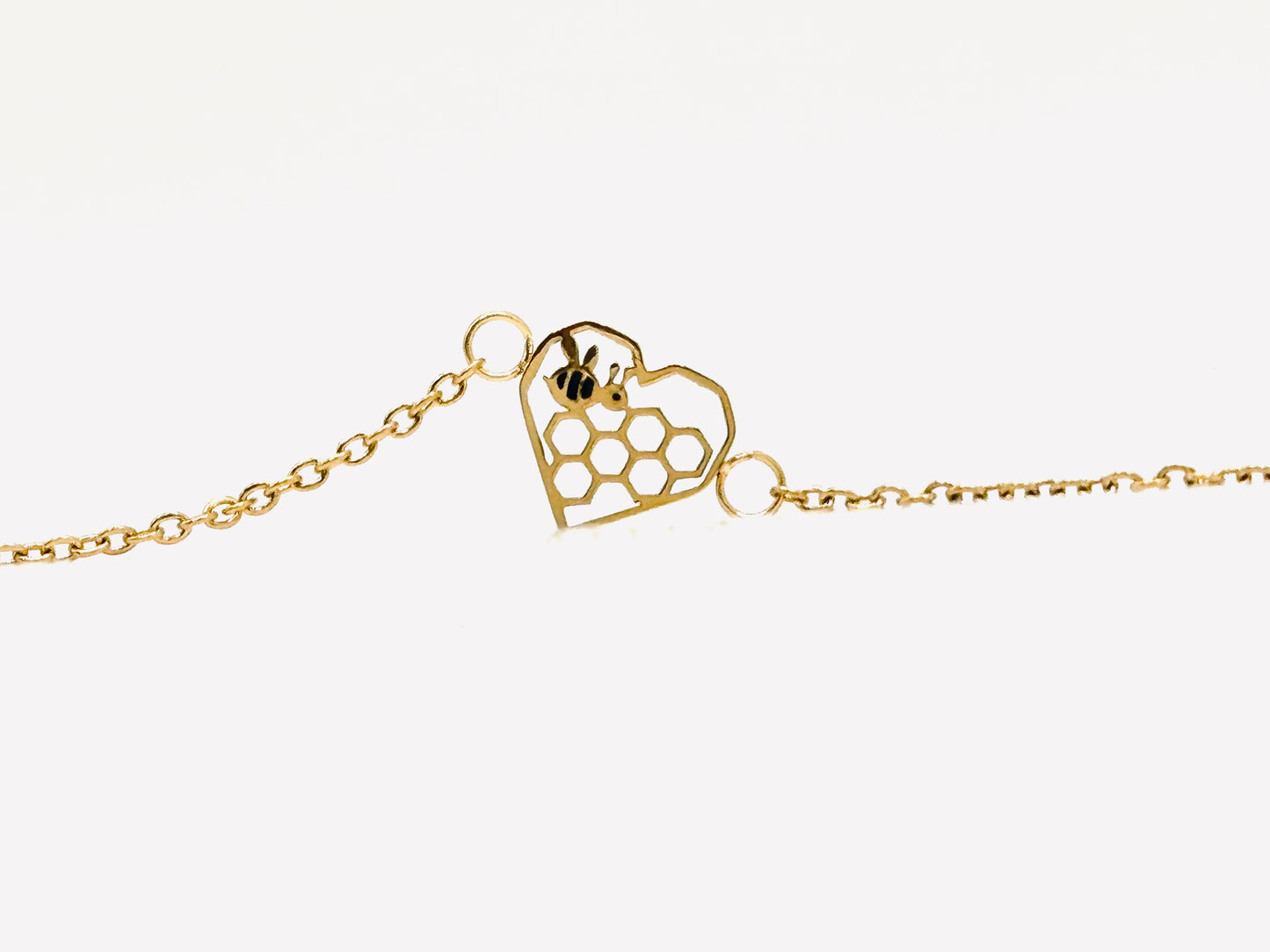 Honeycomb Heart Bracelet