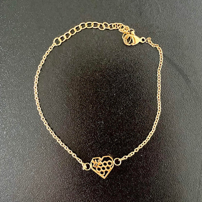 Honeycomb Heart Bracelet