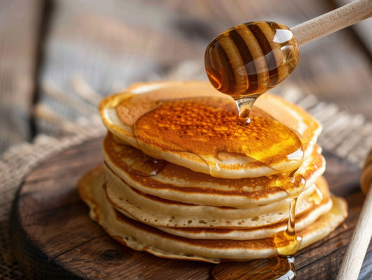 Honey & Clotted Cream Pancakes with Exotic Spices