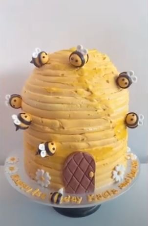 Beehive Cake - Inspired by Debbie Brown's Beehive Cake in - CakesDecor