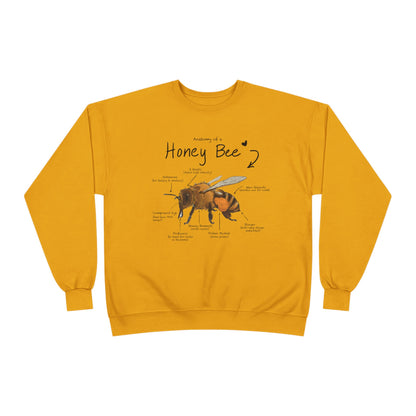 Bee Anatomy Eco-Friendly Sweatshirt