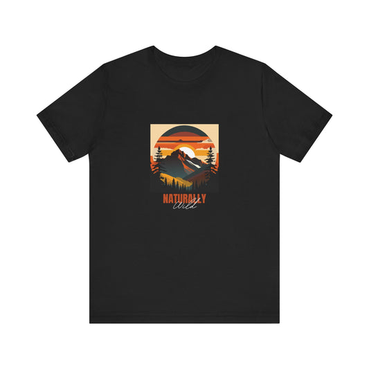 Naturally Wild Unisex Tee - Nature Inspired Graphic T-Shirt