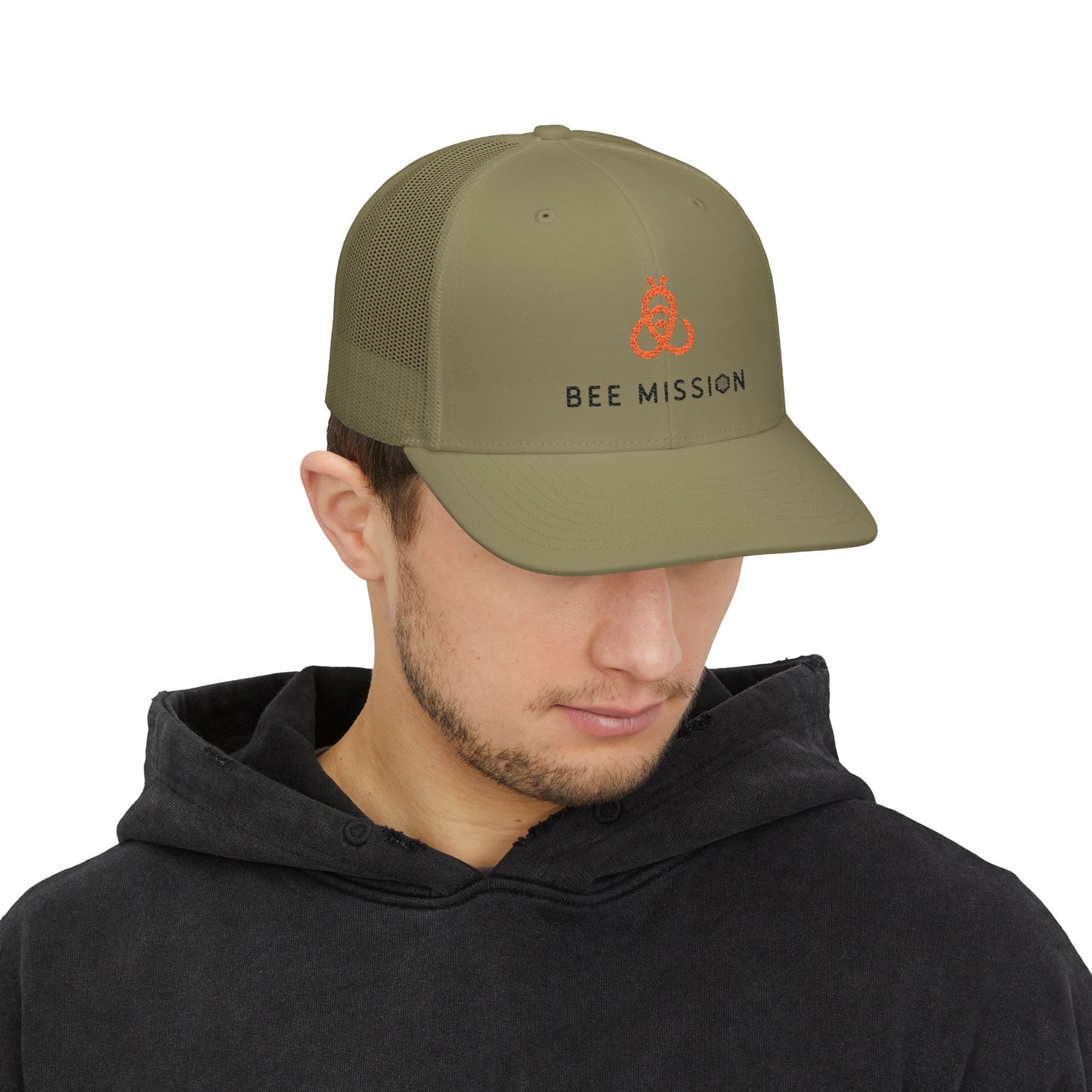 Bee Mission Snapback Trucker Cap