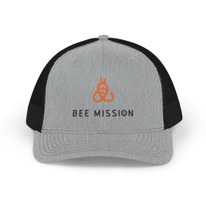 Bee Mission Snapback Trucker Cap
