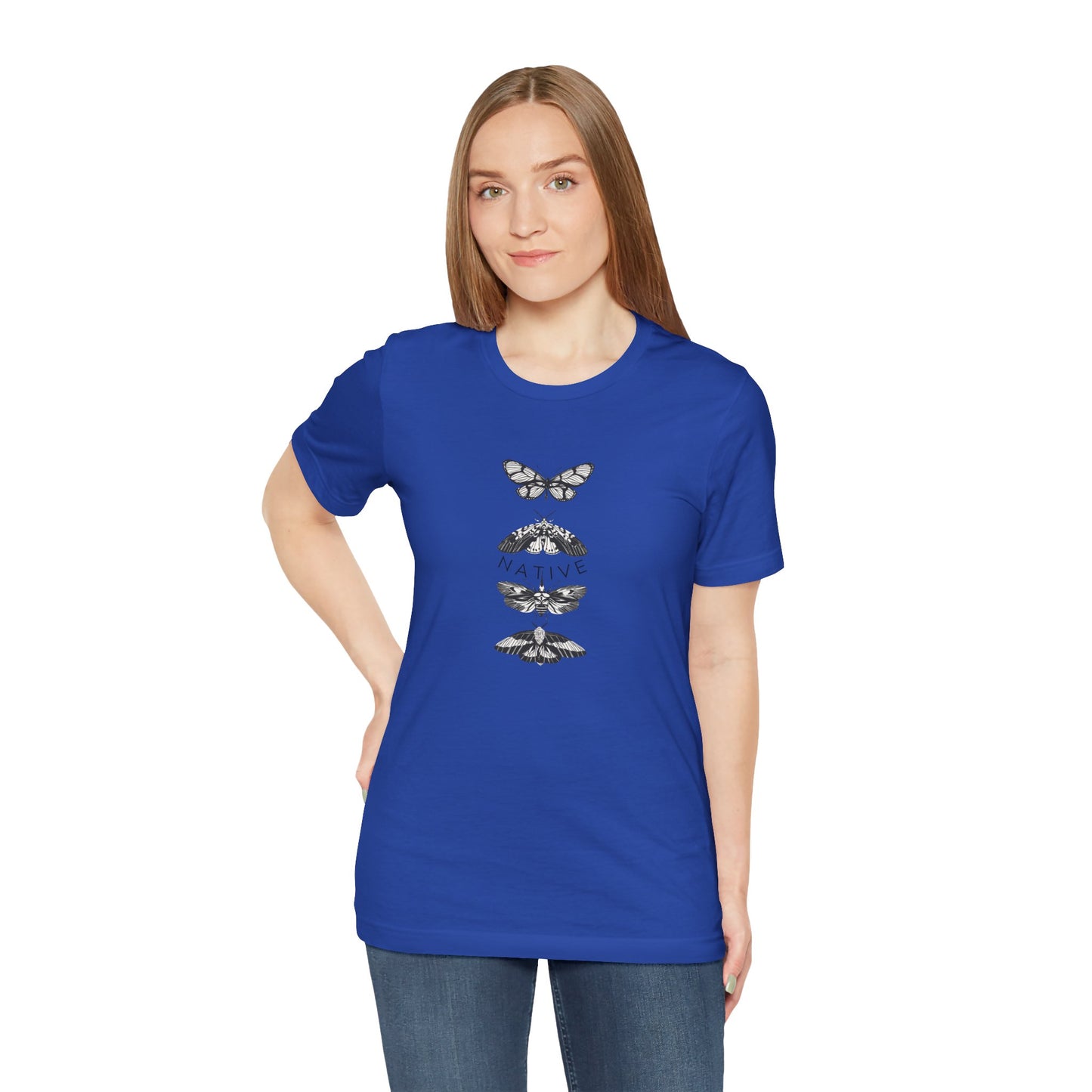 Native Unisex Tee - A Nature-Inspired Short Sleeve T-Shirt