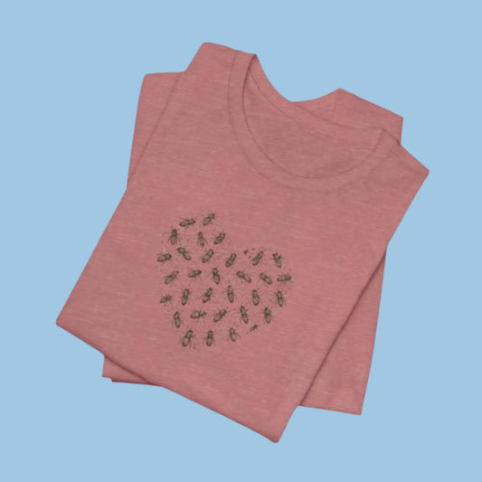 Heart of Bees Tee- Jersey Short Sleeve