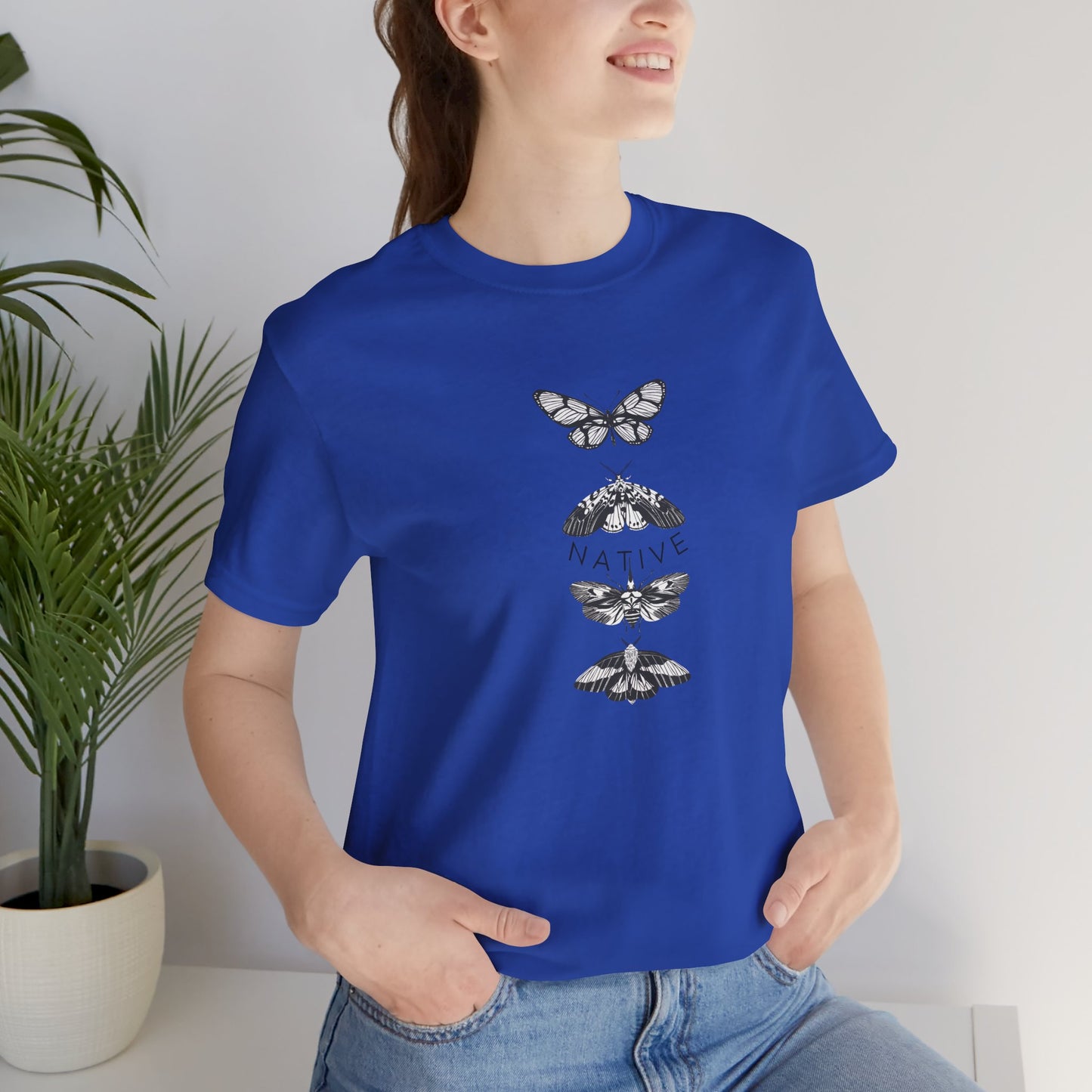 Native Unisex Tee - A Nature-Inspired Short Sleeve T-Shirt