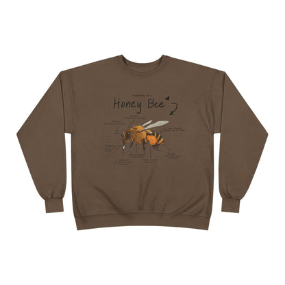 Bee Anatomy Eco-Friendly Sweatshirt