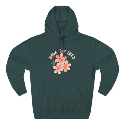 Eco-Friendly Save the Bees Fleece Hoodie