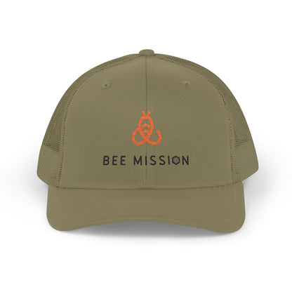 Bee Mission Snapback Trucker Cap