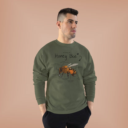 Bee Anatomy Eco-Friendly Sweatshirt