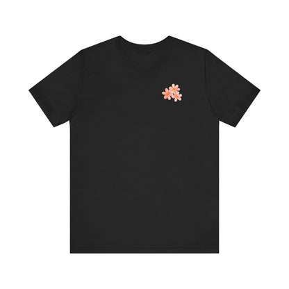 Save the Bees Peach Tree Bloom Unisex Tee - Eco-Friendly Short Sleeve Shirt