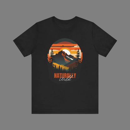 Naturally Wild Unisex Tee - Nature Inspired Graphic T-Shirt