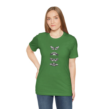 Native Unisex Tee - A Nature-Inspired Short Sleeve T-Shirt
