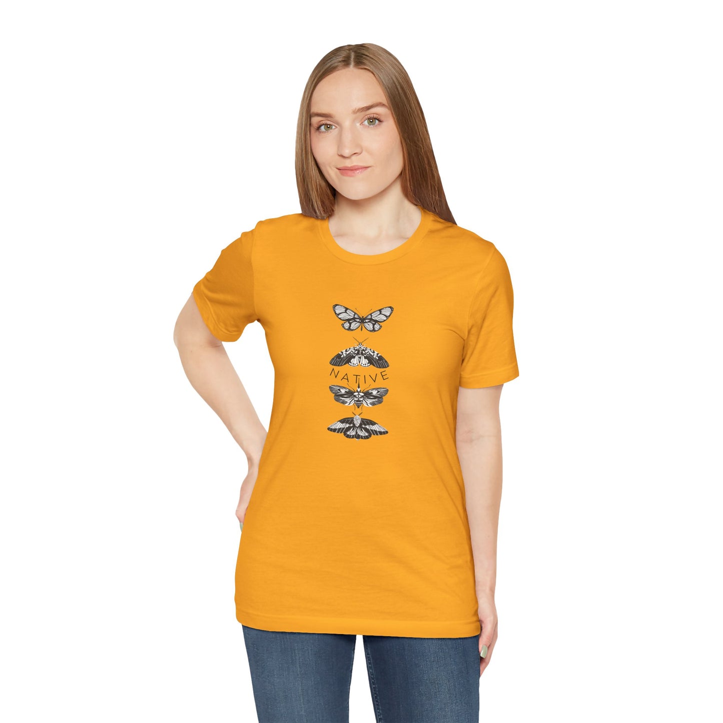 Native Unisex Tee - A Nature-Inspired Short Sleeve T-Shirt