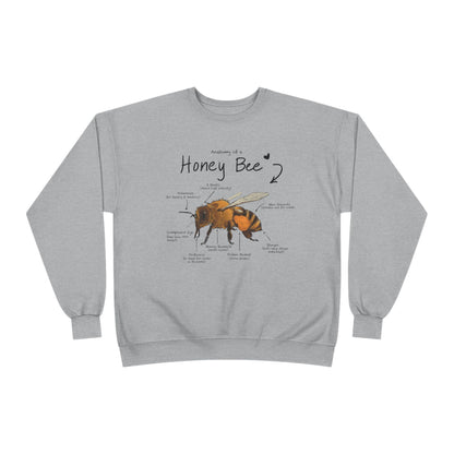 Bee Anatomy Eco-Friendly Sweatshirt