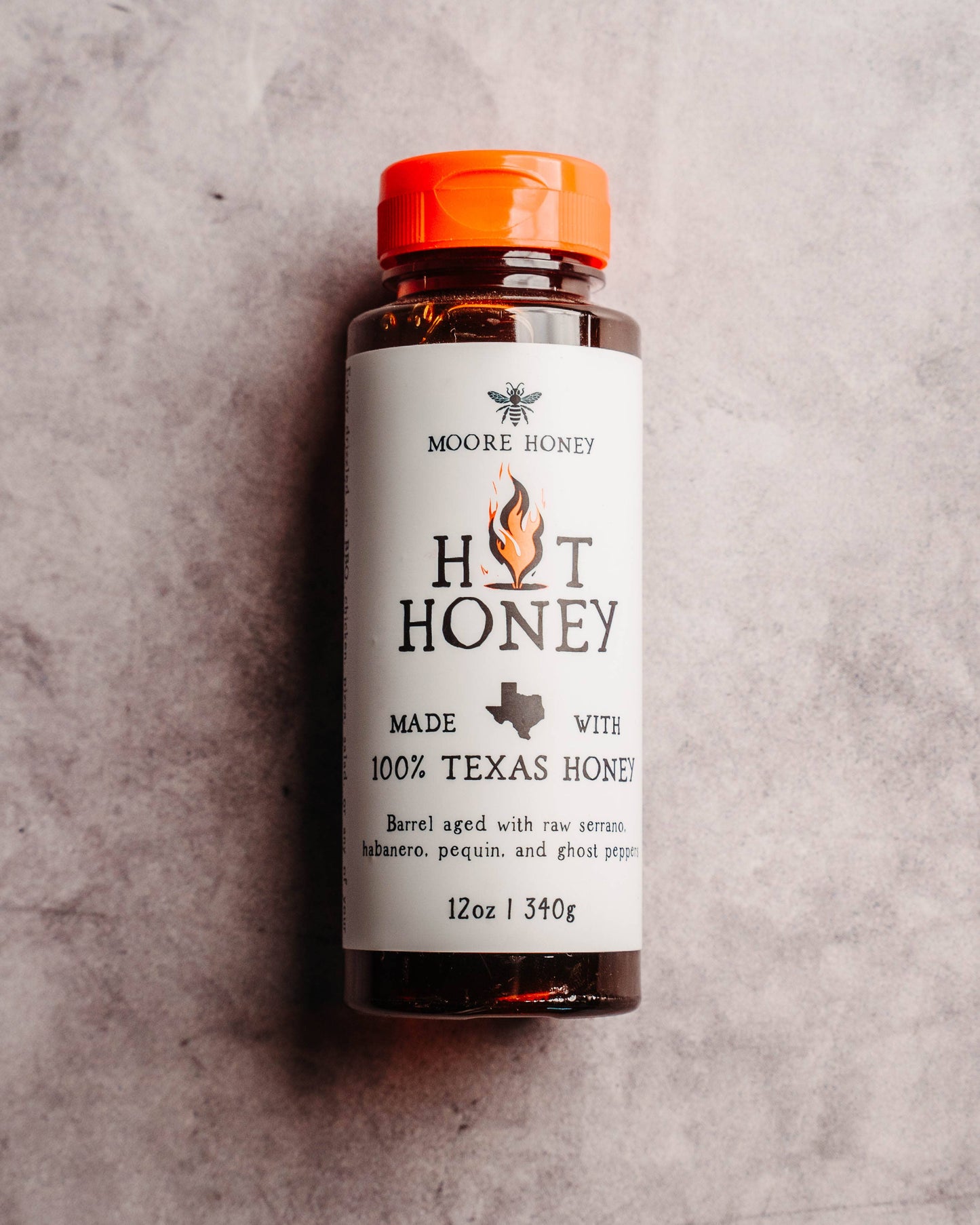 Moore's Texas Hot Honey with Ghost Peppers