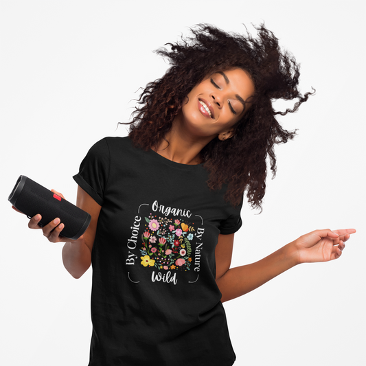 Organic Wild Floral Tee - Jersey Short Sleeve T-Shirt