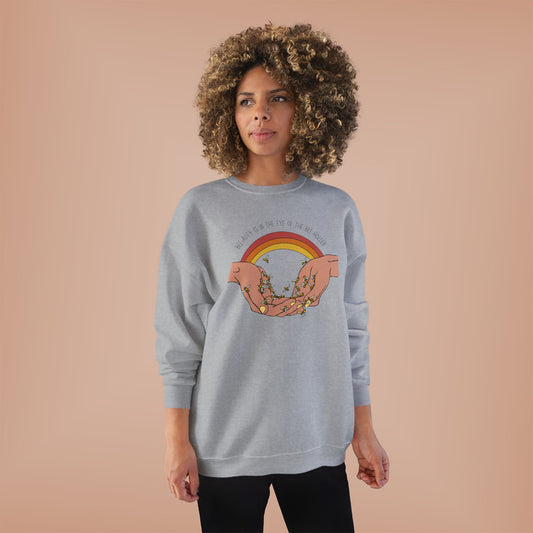 Bee Saver Sweatshirt - Bee-auty is in the eye of the bee-holder