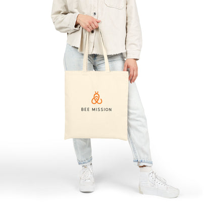 Bee Mission Cotton Canvas Tote Bag