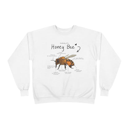 Bee Anatomy Eco-Friendly Sweatshirt