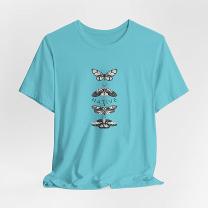 Native Unisex Tee - A Nature-Inspired Short Sleeve T-Shirt
