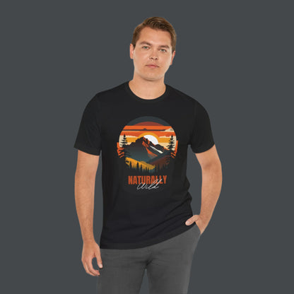 Naturally Wild Unisex Tee - Nature Inspired Graphic T-Shirt