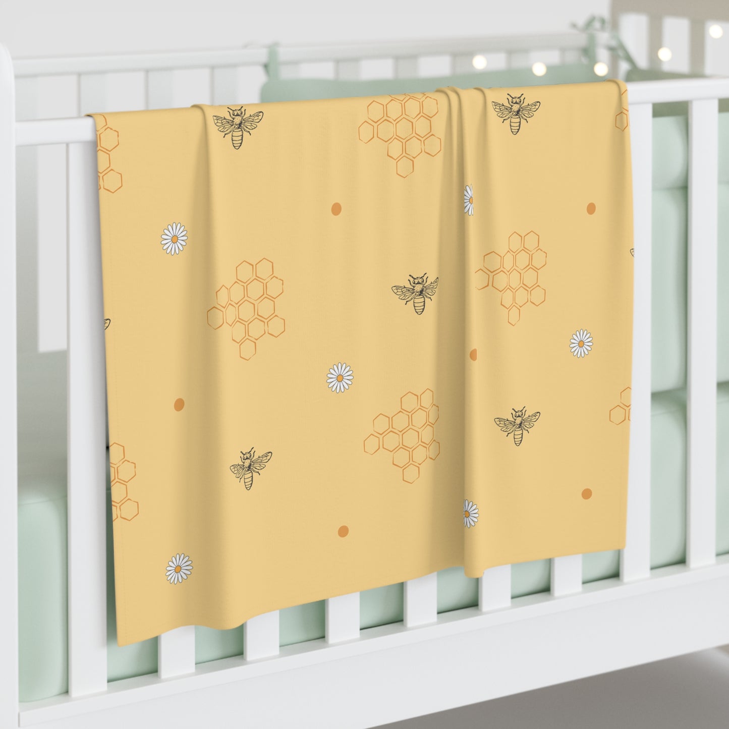 Honey Bee - Baby Swaddle Blanket