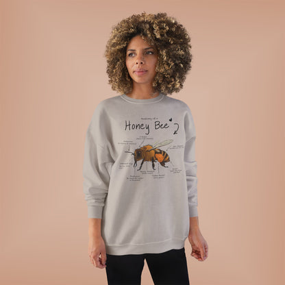 Bee Anatomy Eco-Friendly Sweatshirt