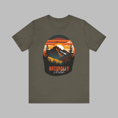 Naturally Wild Unisex Tee - Nature Inspired Graphic T-Shirt
