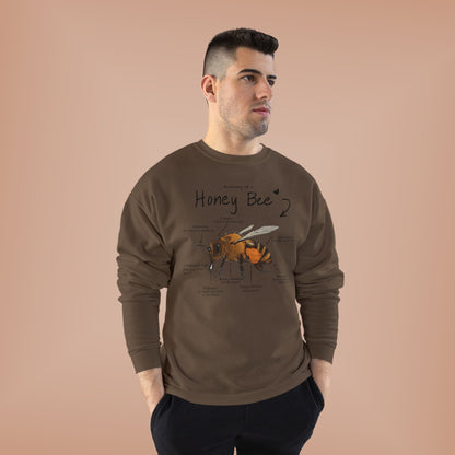 Bee Anatomy Eco-Friendly Sweatshirt