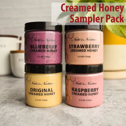 Nate’s Nectar Creamed Honey – 5.5 oz Jar