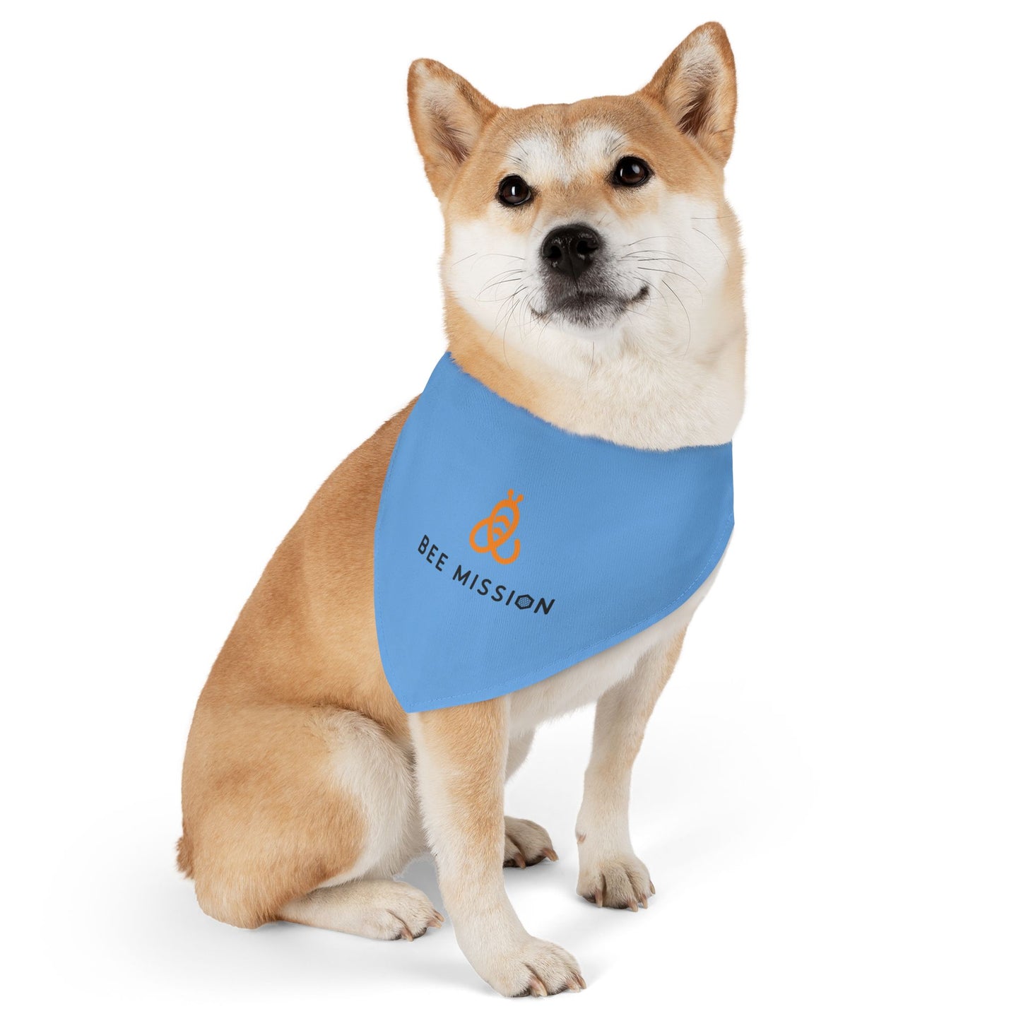 Bee Mission Pet Bandana Collar - Stylish Dog Accessory for Pet Lovers, Gift for Dog Owners, Cute Pet Fashion, Adjustable Collar