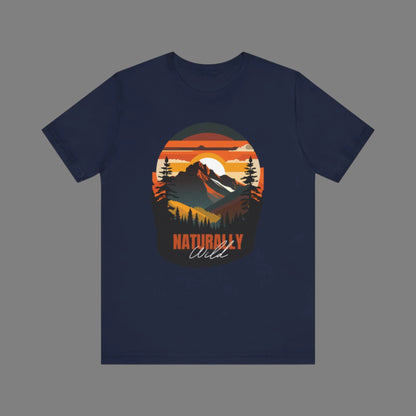 Naturally Wild Unisex Tee - Nature Inspired Graphic T-Shirt
